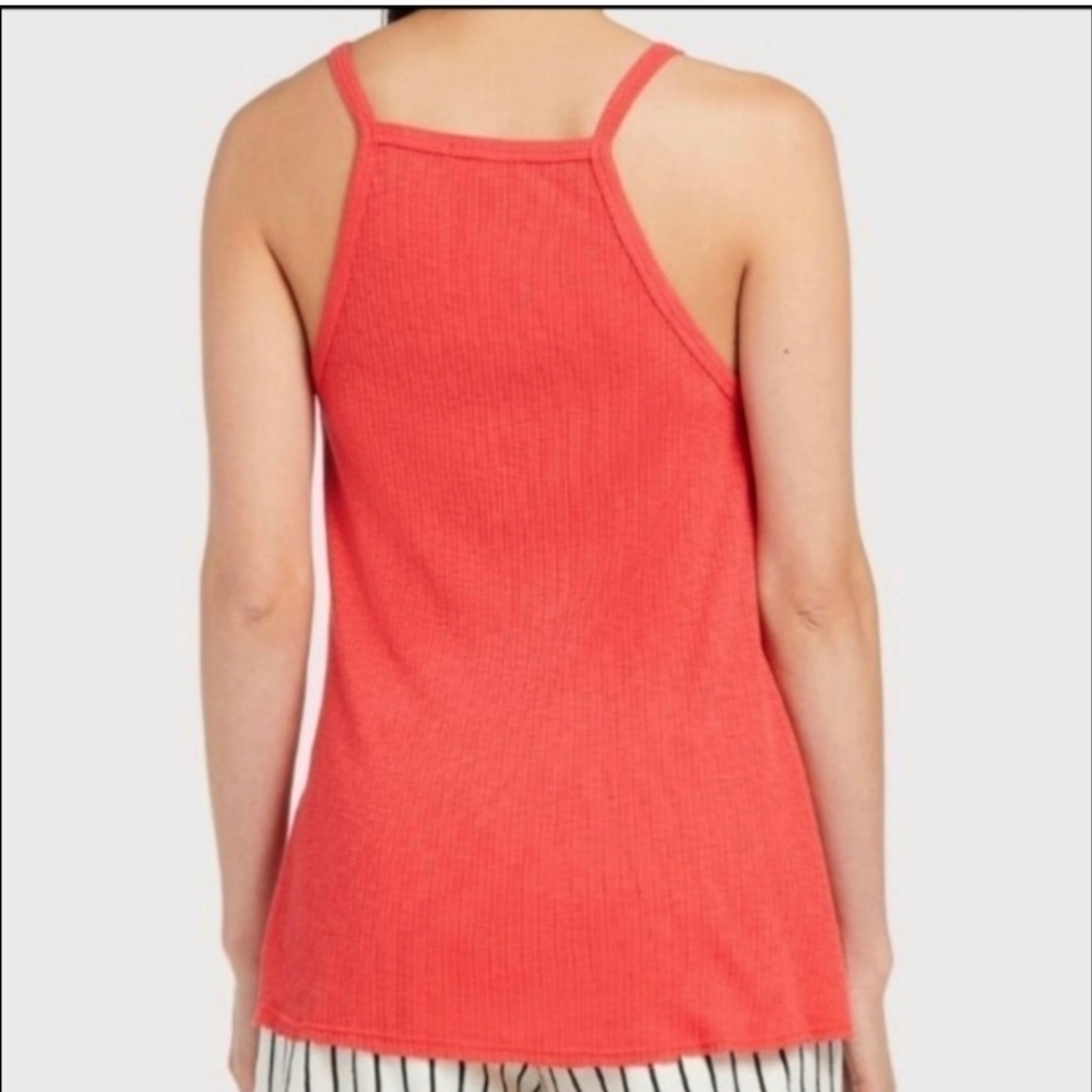 Sundry Coral Modal Revolve Long Ribbed Tank Top Size Small - Picture 7 of 7